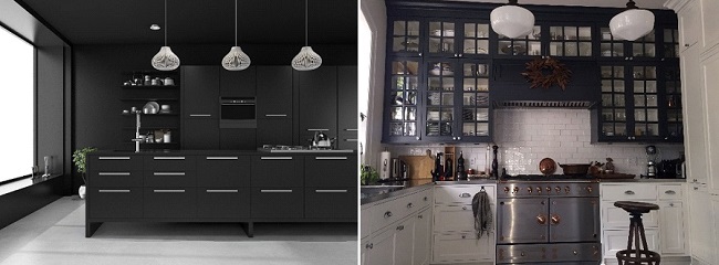 matt black kitchens